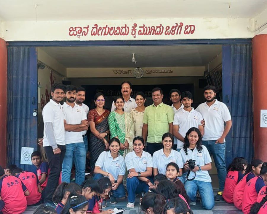 SPREADING SMILES AT SHASTHA PUBLIC SCHOOL, HASSAN